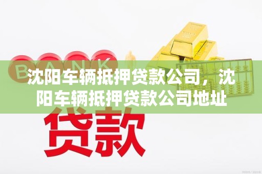 沈阳车辆抵押贷款公司，沈阳车辆抵押贷款公司地址