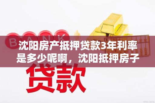 沈阳房产抵押贷款3年利率是多少呢啊，沈阳抵押房子贷款