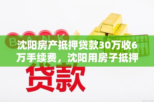 沈阳房产抵押贷款30万收6万手续费，沈阳用房子抵押贷款利率多少