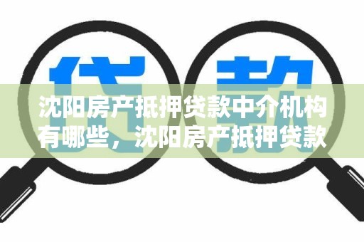 沈阳房产抵押贷款中介机构有哪些，沈阳房产抵押贷款中介机构有哪些呢