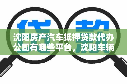 沈阳房产汽车抵押贷款代办公司有哪些平台，沈阳车辆汽车抵押贷款公司